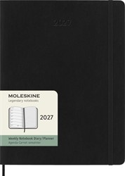 Agenda 2027 Moleskine 12M Planner Weekly 7dagen/1pagina xl sc black