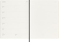 Agenda 2027 Moleskine 12M Planner Weekly 7dagen/1pagina xl sc black-3