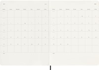 Agenda 2027 Moleskine 12M Planner Weekly 7dagen/1pagina xl sc black-1