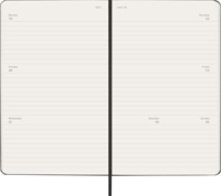 Agenda 2027 Moleskine 12M Planner Weekly 7dagen/2pagina's large hc black-3