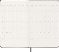 Agenda 2027 Moleskine 12M Planner Weekly 7dagen/2pagina's large hc black-1