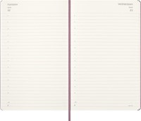 Agenda 2027 Moleskine 12M Planner Daily 1dag/1pagina large hc majestic pink-3
