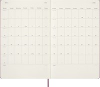 Agenda 2027 Moleskine 12M Planner Daily 1dag/1pagina large hc majestic pink-1
