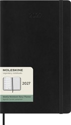 Agenda 2027 Moleskine 12M Planner Weekly 7dagen/1pagina large sc black