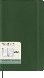 Agenda 2027 Moleskine 12M Planner Weekly 7dagen/1pagina large sc myrtle green