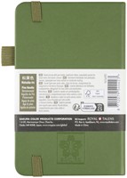 Notitieboek Sakura pocket 90x140mm lijn hard cover dennennaald-3