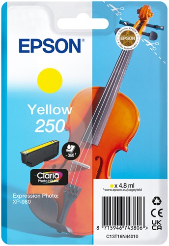 Inktcartridge Epson 250 T16N44 geel