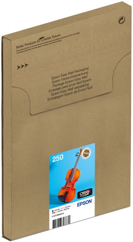 Inktcartridge Epson 250 T16N84 zwart  + 5 kleuren  Easymail