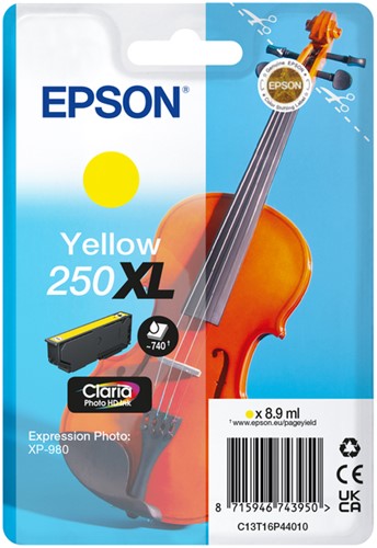 Inktcartridge Epson 250XL T16P44 geel