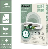 Lamineerhoes Fellowes A6 light 50% gerecycled glans 100stuks-2