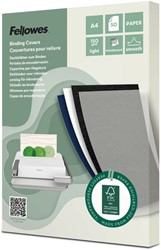 Voorblad Fellowes A4 FSC translucent papier 150gram 50vel