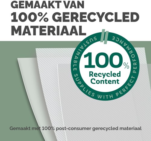 Voorblad Fellowes A4 PET 180micron recycled 100 stuks-3