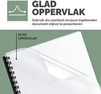 Voorblad Fellowes A4 PET 200micron recycled 100 stuks-2