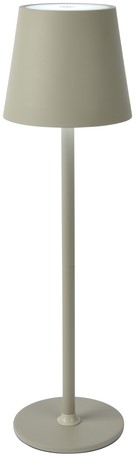 Tafellamp Lumineo led oplaadbaar steady buiten bruin