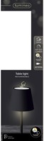 Tafellamp Lumineo led oplaadbaar steady buiten zwart-3