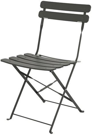 Bistroset staal 3-delig antraciet-3