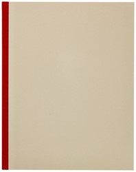 Kasboek Quantore 165x210mm 160blz 1 kolom rode rug assorti