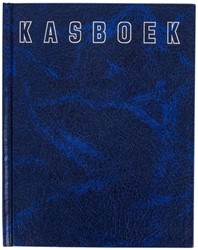Kasboek Quantore 165x210mm 96blz 2 kolommen blauw