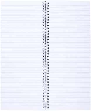 Notitieboek Quantore 135x330mm lijn 160blz 70gr spiraal oranje-2