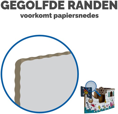Kartonnen Piratenschip XL Bankers Box Play inkleurbaar-3