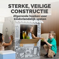 Kartonnen Marktkraam XL Bankers Box Play inkleurbaar-2