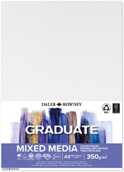 Canvasboard Daler-Rowney Graduate mixed media A3 wit