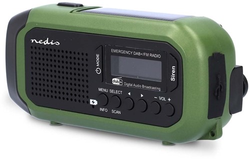 Noodradio Nedis DAB+ FM zonnepaneel-2