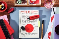 Markeerstift STABILO Boss 70/48 echt rood blister à 1 stuk-1