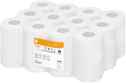 Poetspapier Satino CF1 HiCycle 1-laags 120m 12x340 vel wit 315570