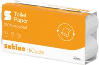 Toiletpapier Satino MT1 HiCycle 2-laags 8x400 vel wit 067800-3