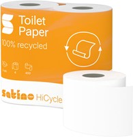 Toiletpapier Satino MT1 HiCycle 2-laags 4x200 vel wit 067890