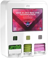 Dameshygiënedispenser Tork P1 P2 P3 Elevation wit 564050-1