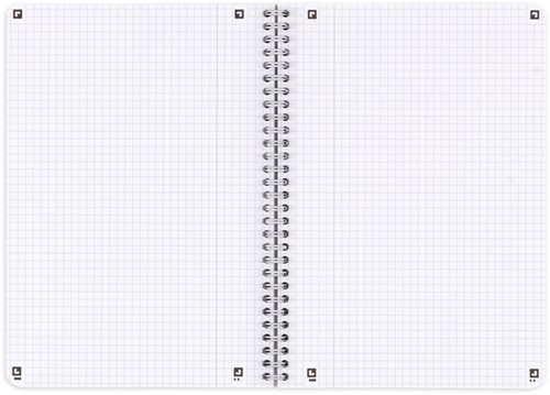 Spiraalblok Oxford Touch B5 geruit 5mm160 pagina's assorti-3