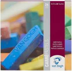 Pastelkrijt Talens Van Gogh Carré basisset à 24 kleuren