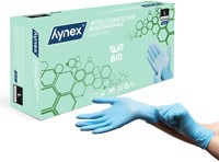 Handschoen Hynex nitril Bio L blauw 3.5gr 100 stuks