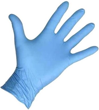Handschoen Hynex nitril M blauw 5gr extra sterk 100 stuks-3
