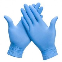 Handschoen Hynex nitril L blauw 5gr extra sterk 100 stuks-2