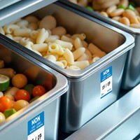 Etiket Avery HACCP maandag-blauw 25x25mm 1000st-3