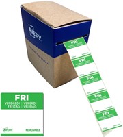 Etiket Avery HACCP vrijdag-groen 25x25mm 1000st