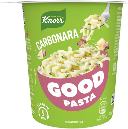 Good Pasta Knorr spaghetti carbonara cup