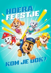 Wenskaart Hallmark uitnodiging Paw Patrol pak à 6 stuks