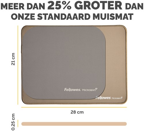 Muismat Fellowes Breyta XL zand-3