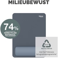 Muismat met polssteun Fellowes Breyta XL blauw-5