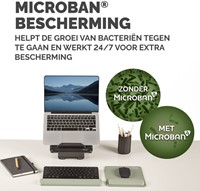 Muismat met polssteun Fellowes Breyta saliegroen-2