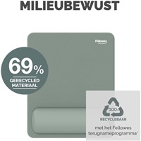 Muismat met polssteun Fellowes Breyta saliegroen-5