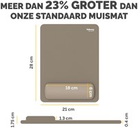 Muismat met polssteun Fellowes Breyta XL zand-2