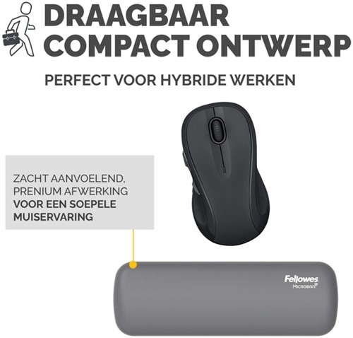 Polssteun Fellowes Breyta palm grijs-3