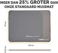 Muismat Fellowes Breyta XL grijs-3