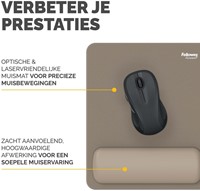 Muismat met polssteun Fellowes Breyta zand-3