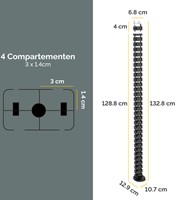 Kabelslang Fellowes zwart-1